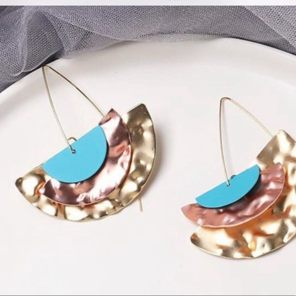 Crescent Drop Earrings